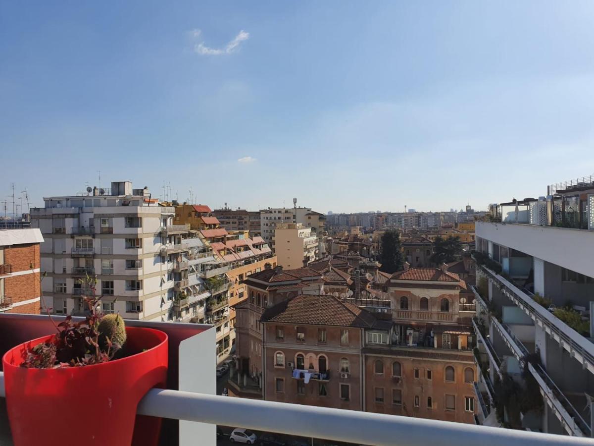 Penthouse 41 In Trastevere With Big Terrace Rom Exterior foto