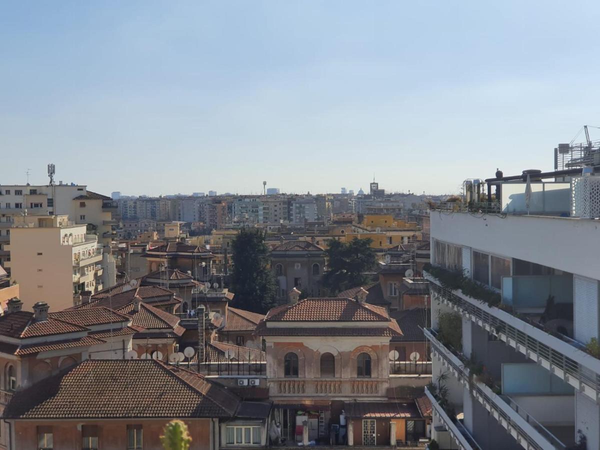 Penthouse 41 In Trastevere With Big Terrace Rom Exterior foto